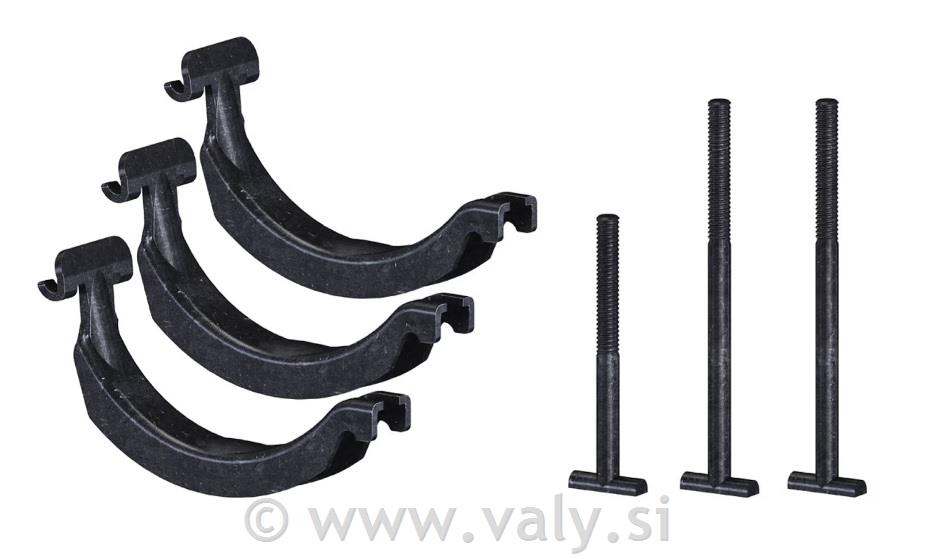 Thule vijaki in lunice za prečne nosilce brez utora TH889500