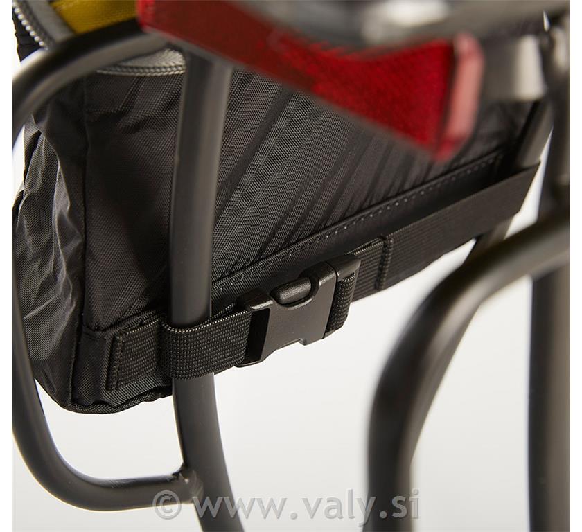 Racktime zadnja torba Talis Plus 2.0 8+7l črna siva
