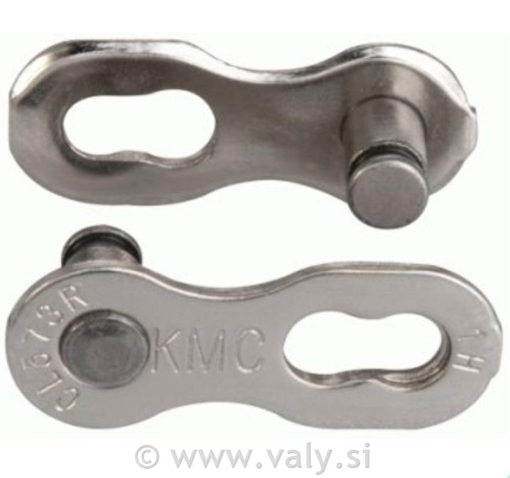 KMC veriga X8 silver grey