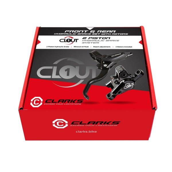 Clarks hidravlične disk zavore z rotorji CLOUT-1 set 1+2