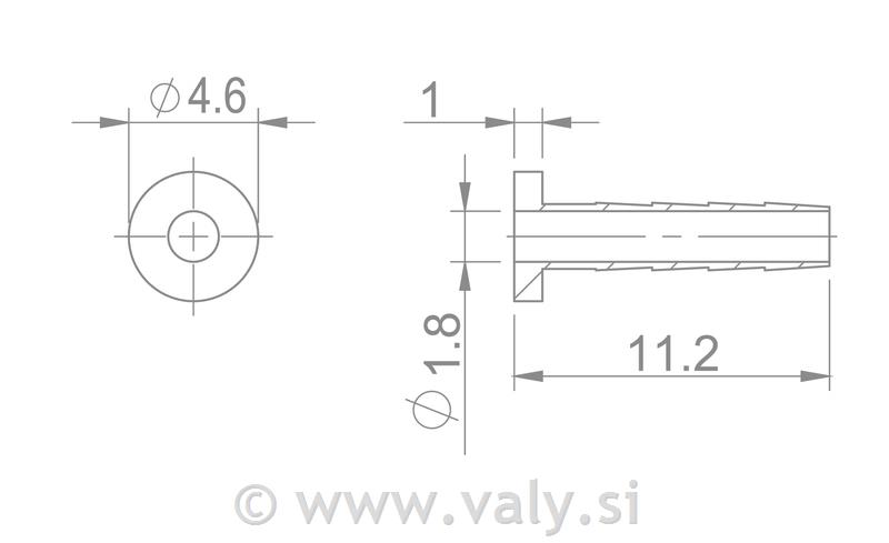 Kompresijski vložek za Shimano disk zavore BH90