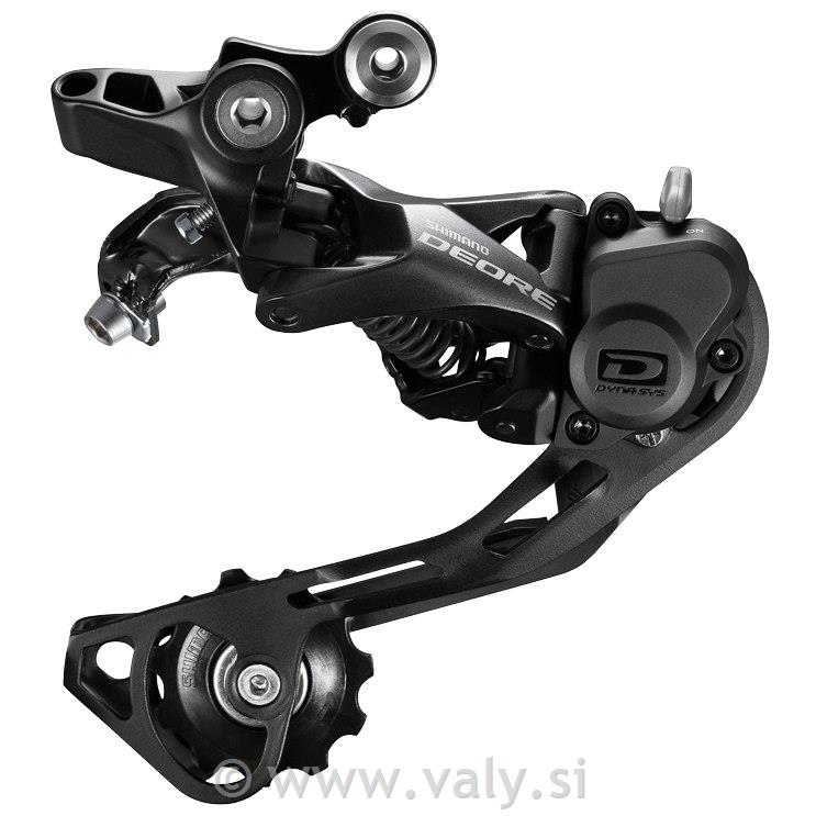 Shimano zadnji menjalnik Deore RD-M6000 SGS črn 10 prestav