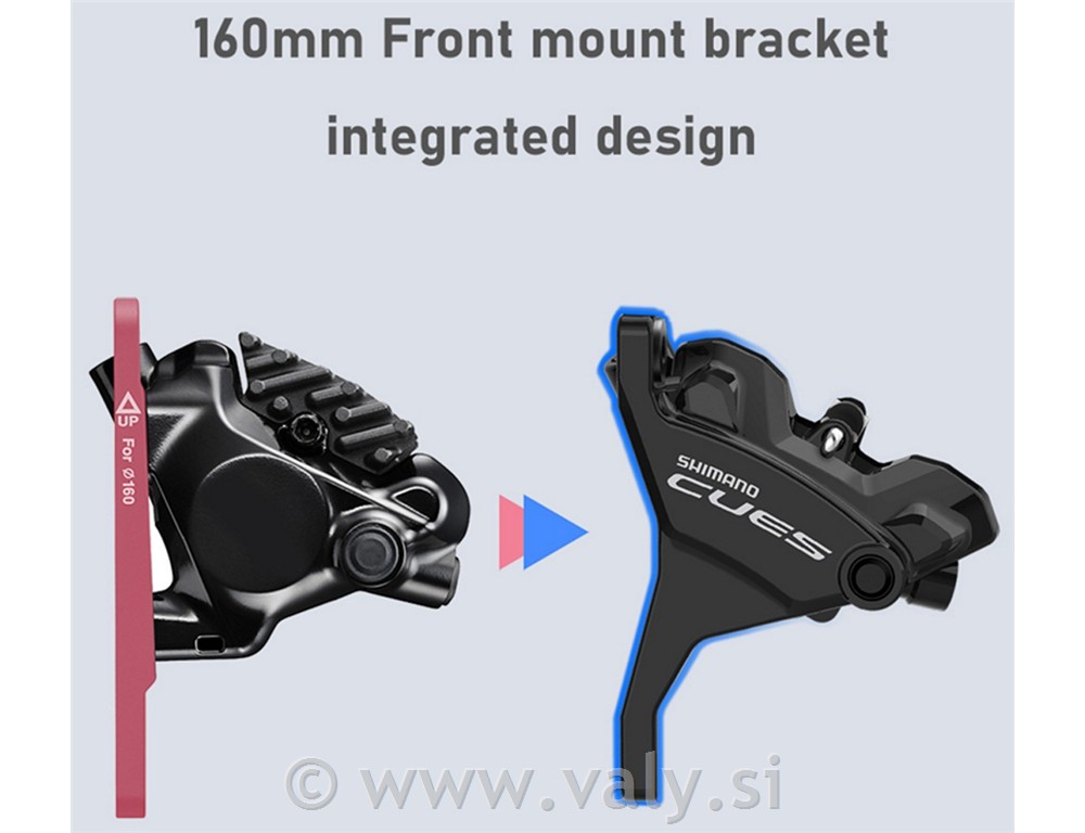 Shimano prestavna ročica in čeljust CUES BL-U6030-L+BR-U6030