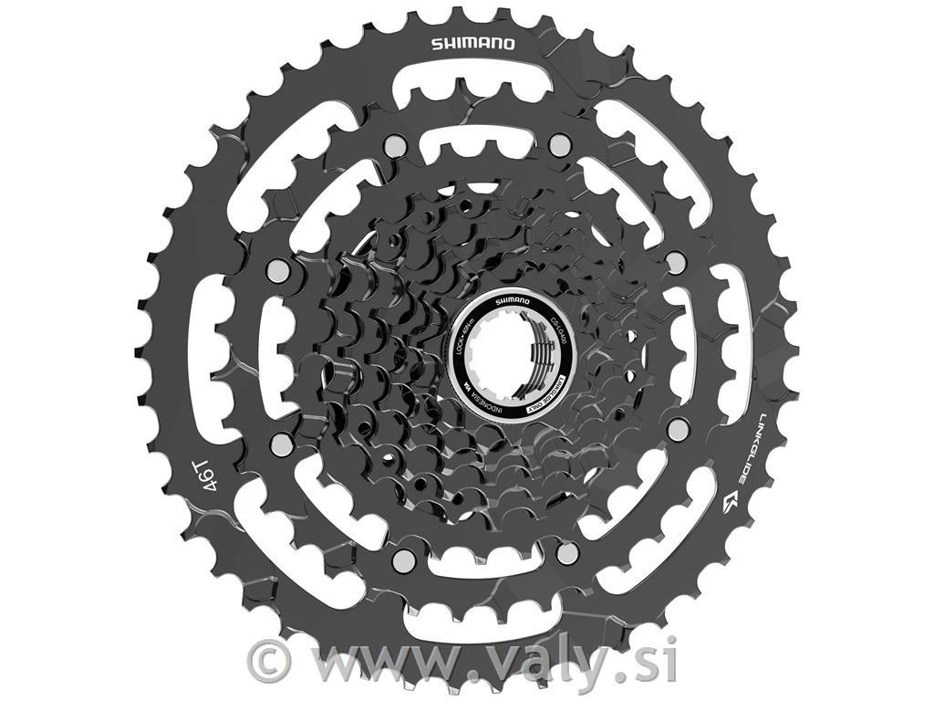 Shimano verižnik CS-LG400-9 LinkGlide 11-46 9 prestav