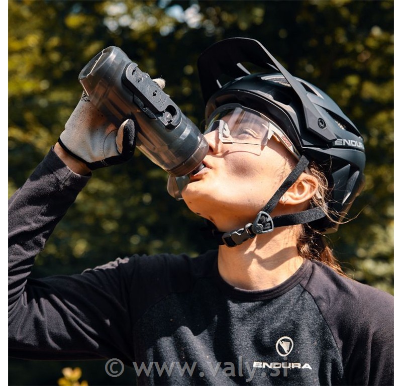 Fidlock bidon TWIST Single Bottle 590 transparent črna