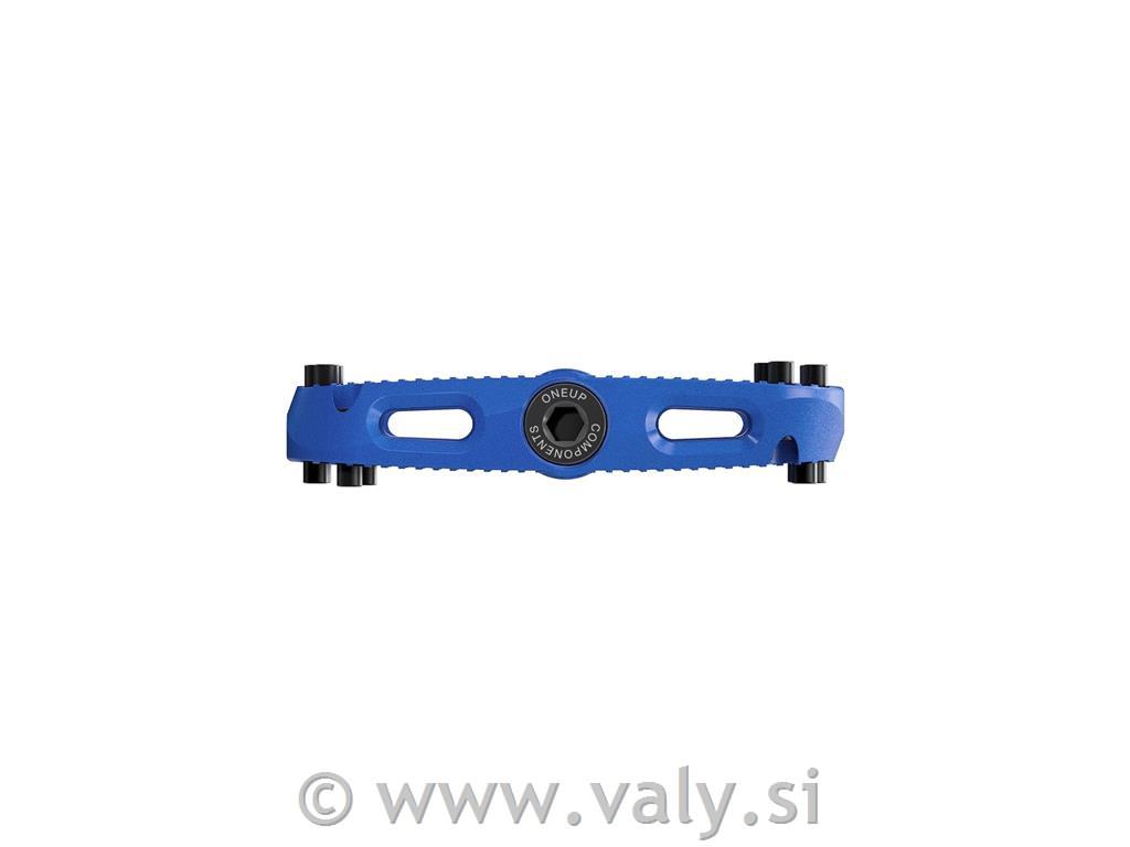 OneUp flat pedala Small Composite modra