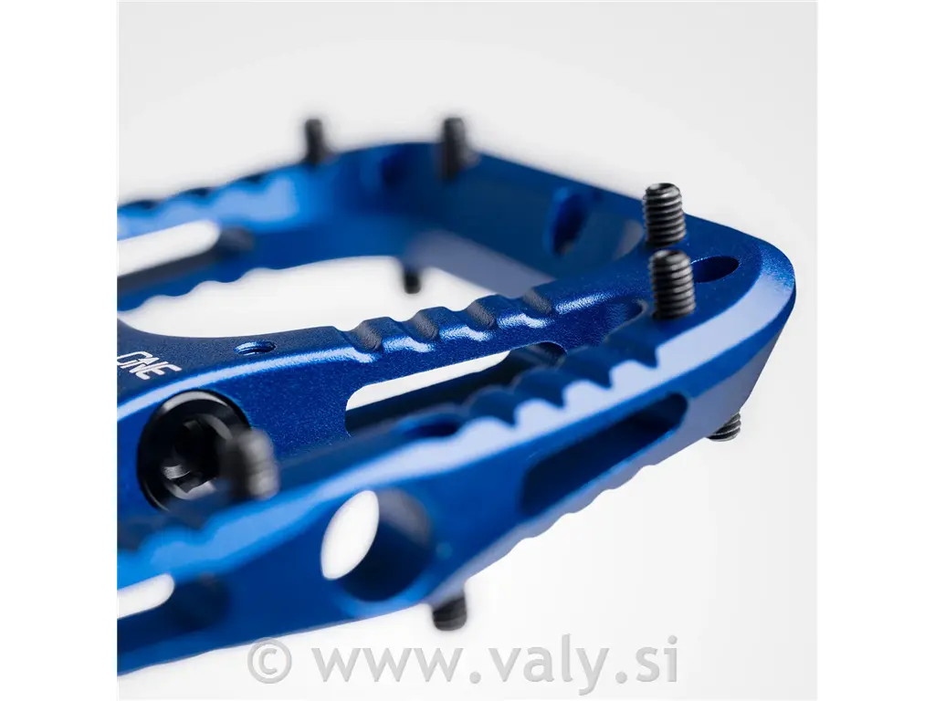 OneUp flat pedala Wave temno modra