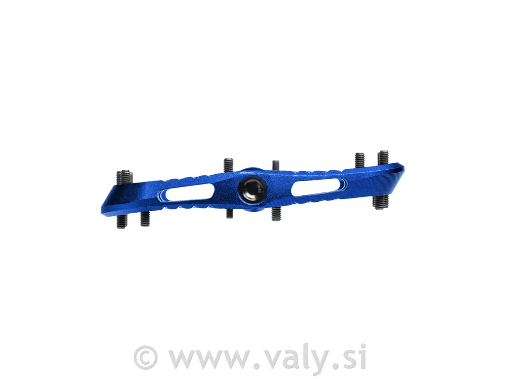 OneUp flat pedala Wave temno modra