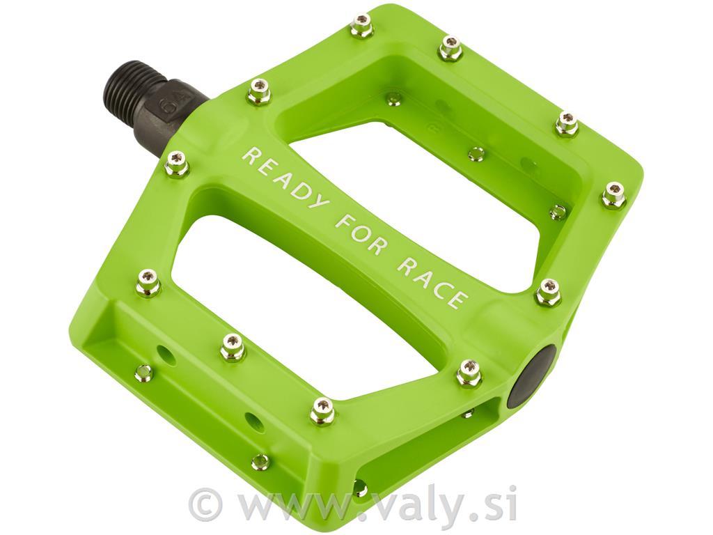 RFR - Cube flat pedala CMPT - fluo zelena
