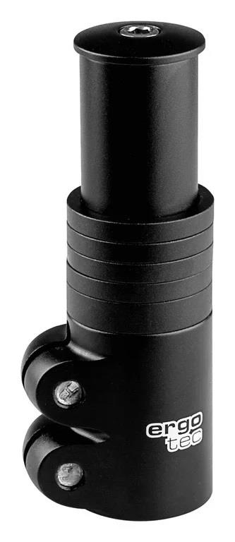 Adapter - podaljšek za nosilec krmila 1 1/8 črn 117mm