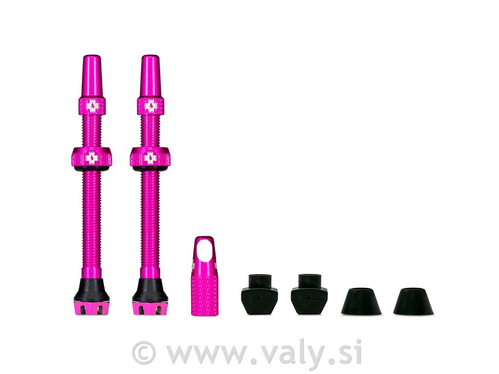 Muc-Off Tubeless Ventil V2 44mm roza