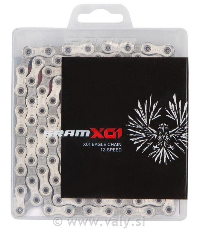 Sram veriga za kolo PC X01 Eagle HollowPin 12 prestav