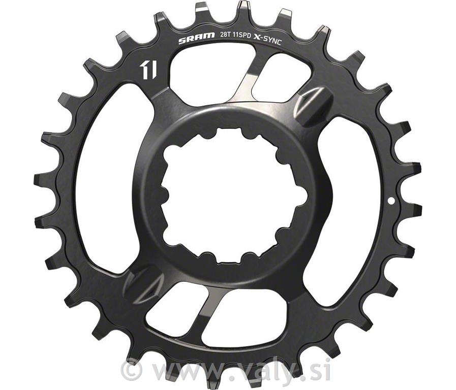 Sram verižnik X-SYNC 28 zob DM 3mm offset Boost 1x11 črn