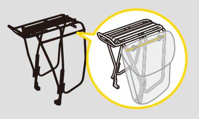 Topeak prtljažnik Uni SuperTourist DX DISK brez vzmeti