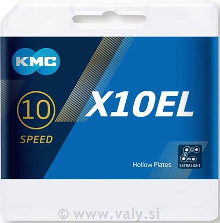 KMC veriga X10 EL srebrna