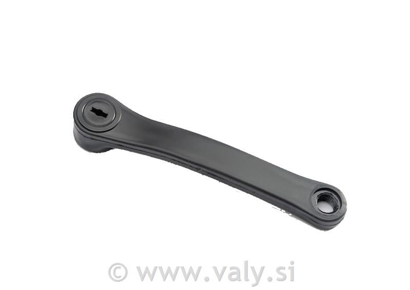 Leva gonilka jeklena 170 mm črna