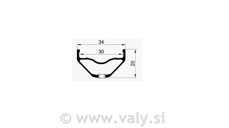 Remerx obroč RX 2030 27,5" 32 lukenj