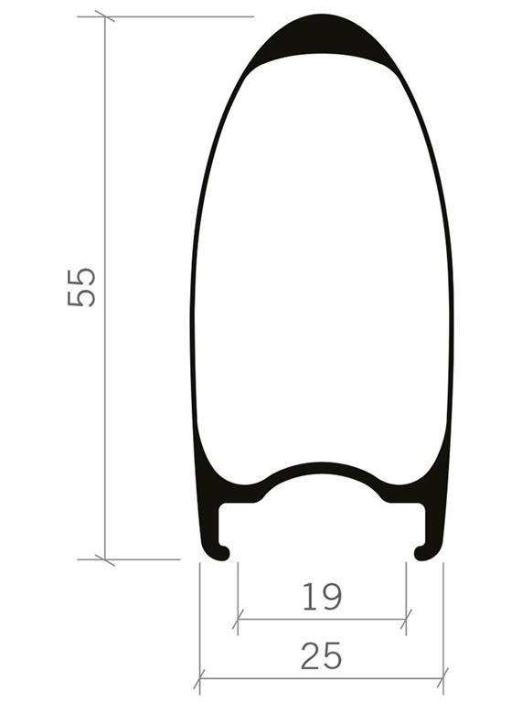 Vision FSA obročniki SC 55 Disc TLR CenterLock Shimano HG