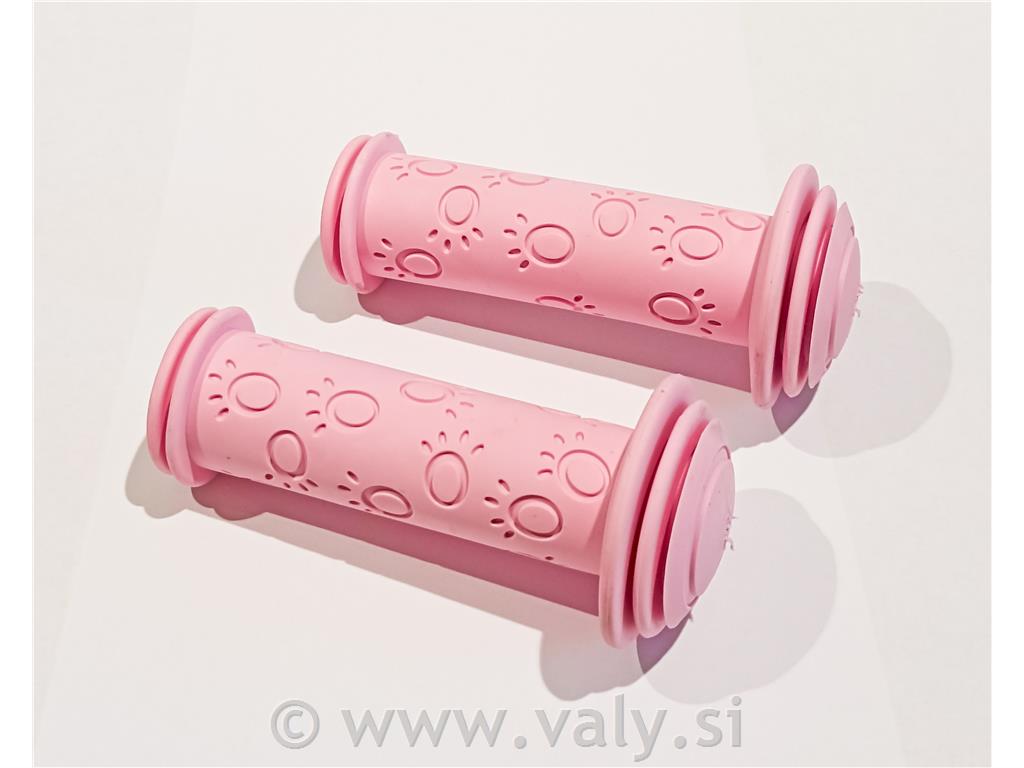 Otroški ročaji za kolo - roza / pink