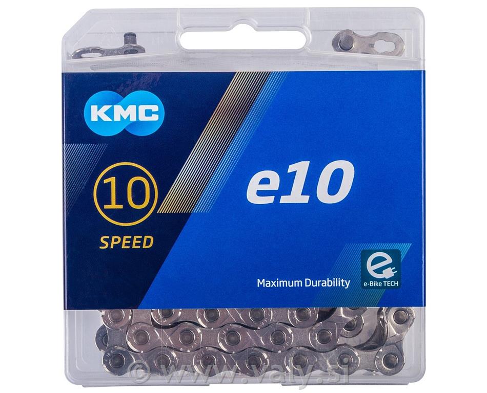 KMC veriga E10 silver za električna kolesa 122 členov