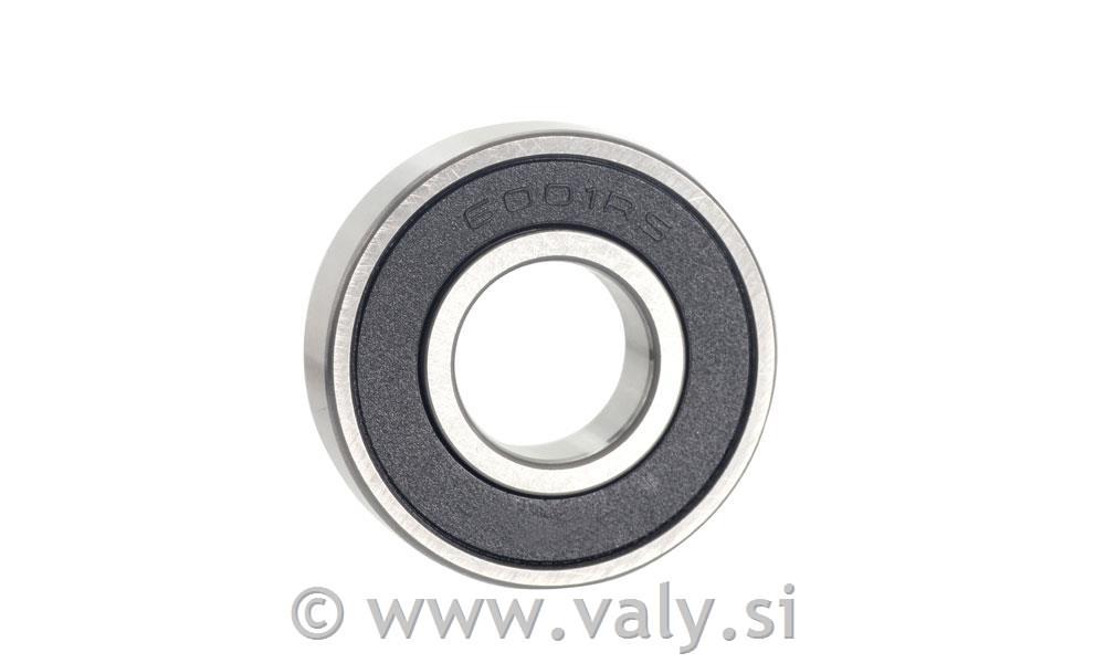 Zaprt kroglični ležaj 6001 2RS 12x28x8mm