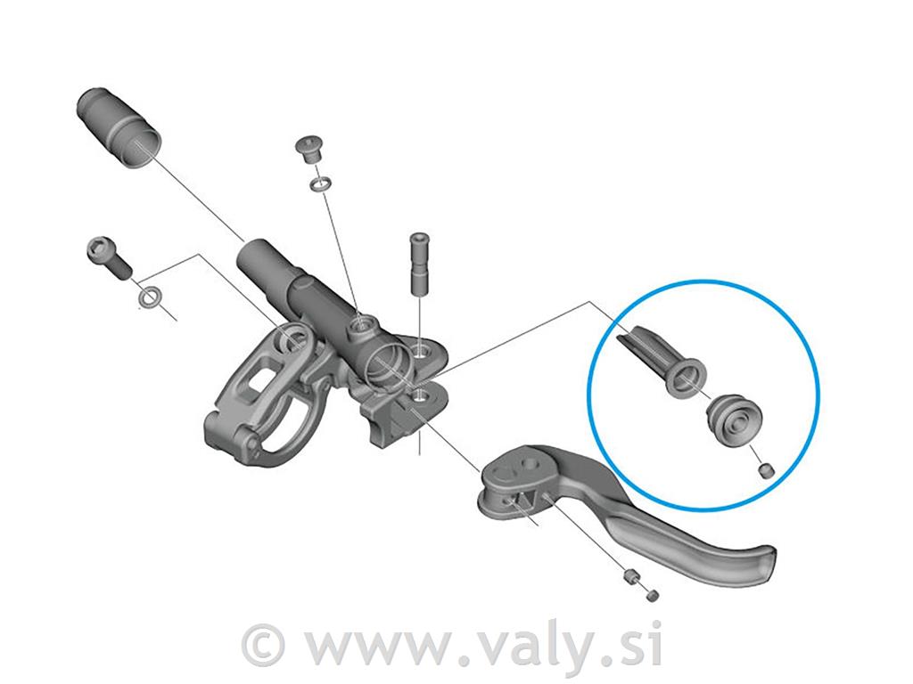 Shimano membrana za zavorne ročice XTR BL-M9100