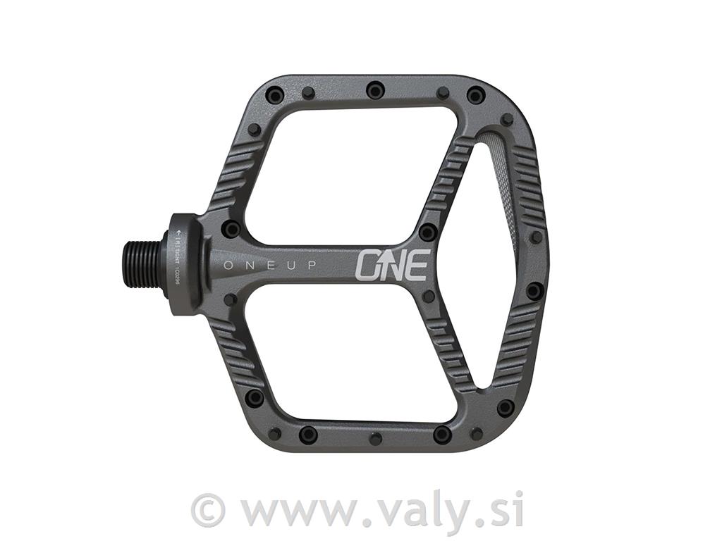 OneUp flat pedala aluminij siva