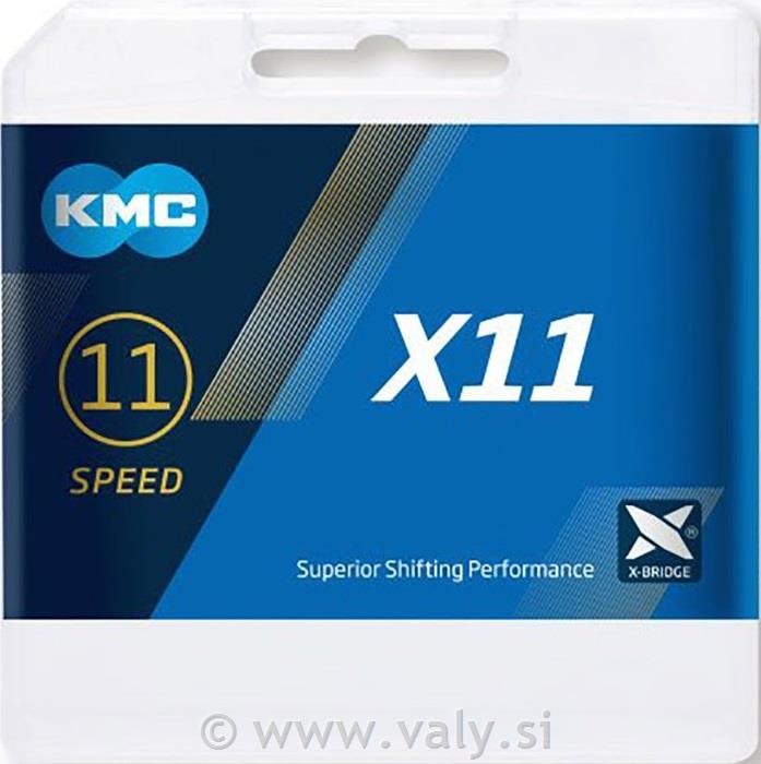 KMC veriga X11 silver grey