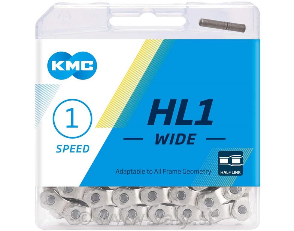 KMC veriga HL1 WIDE Silver 100L