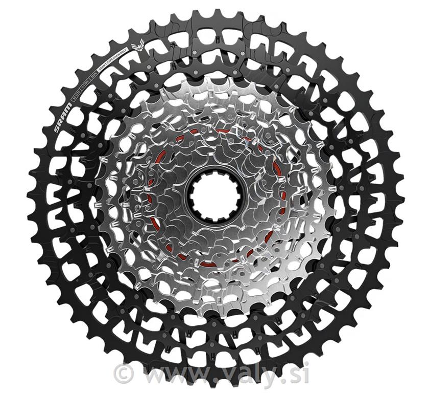 SRAM zadnji verižniki XS-1275 T-Type Eagle 10-52 črna