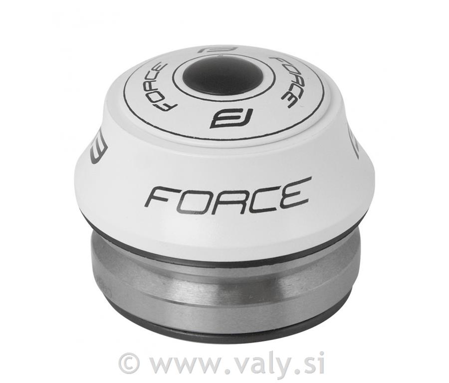 Force integriran krmilni ležaj v beli barvi