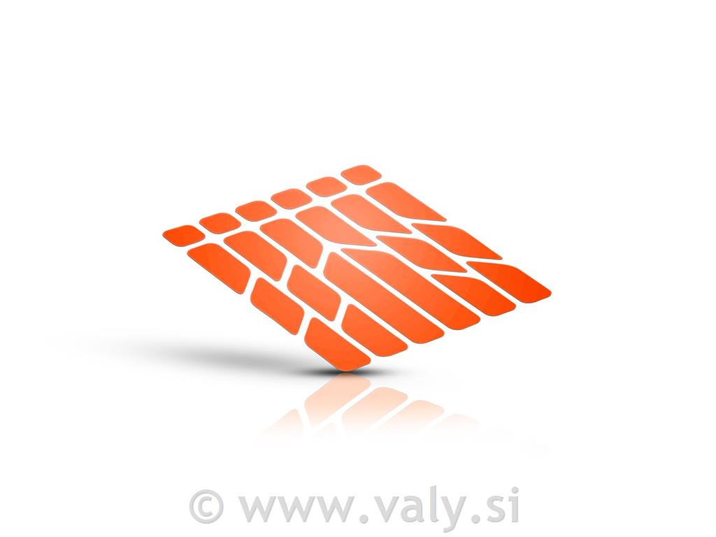 Riesel Design odsevne nalepke Everywhere oranžna