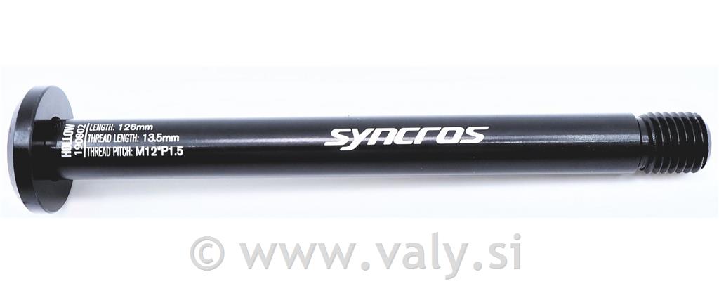 Syncros osovina peste RWS 100x12 dolžina 126mm