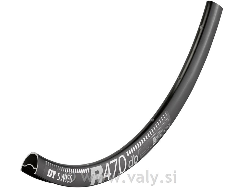 DT Swiss obroč R 470 disc za cestno kolo 28 lukenj