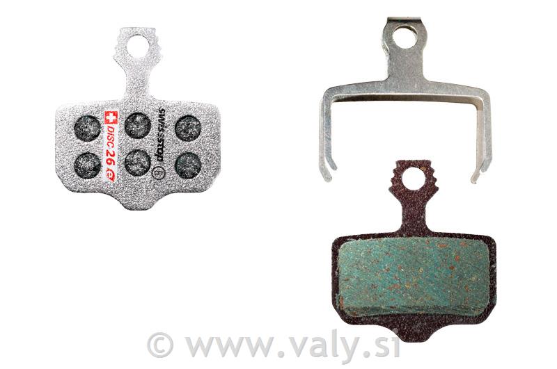 SwisssStop zavorne obloge DISC 26E Avid/ Sram Elixir/ Level