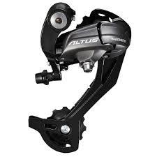 Shimano zadnji menjalnik Altus M370 9 prestav črn