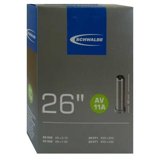 Schwalbe zračnica 26x1.00 / 20/25-559/571 avto ventil AV 11A