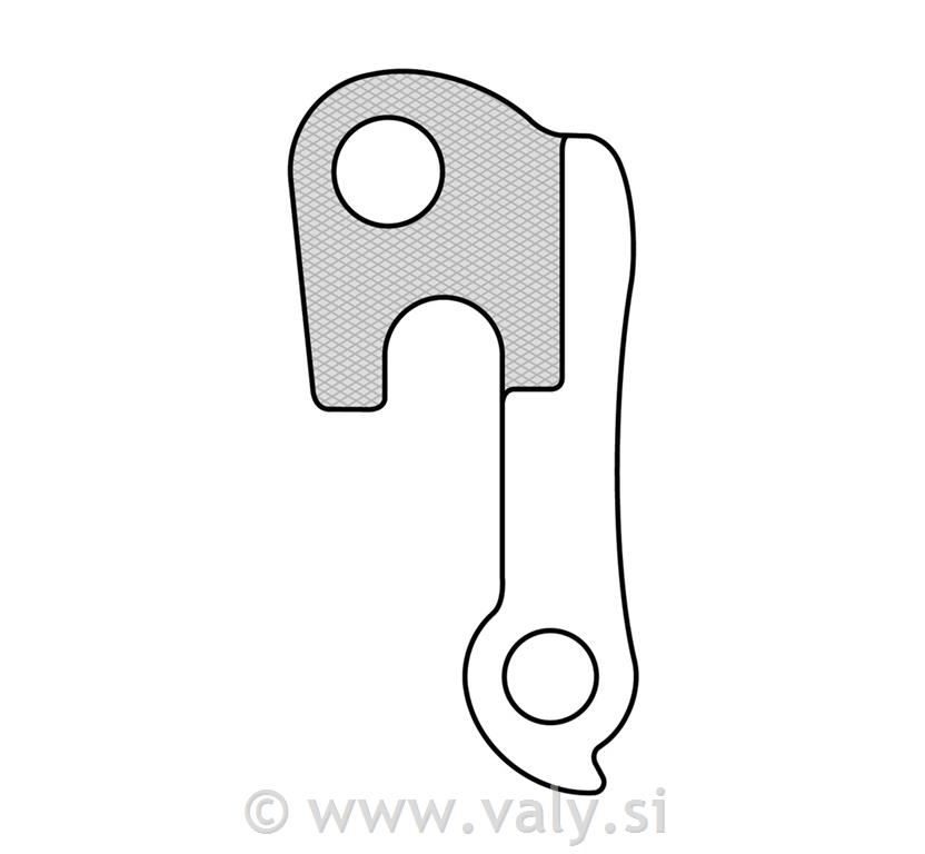 Nosilec menjalnika GH-017