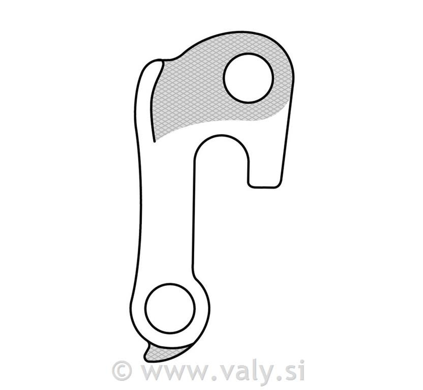 Nosilec menjalnika GH-017
