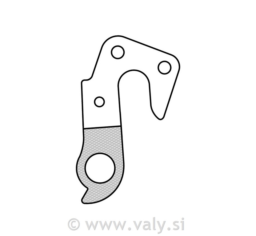 Nosilec menjalnika GH-051