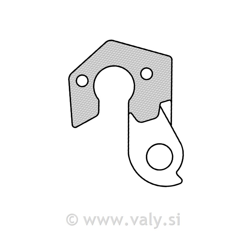 Nosilec menjalnika GH-063