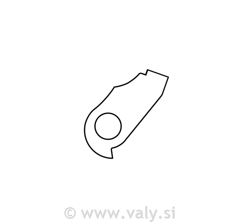 Nosilec menjalnika GH-076