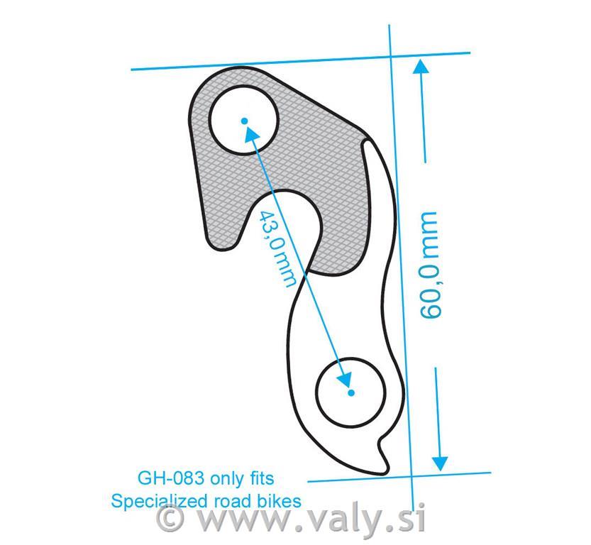 Nosilec menjalnika GH-083 Specialized