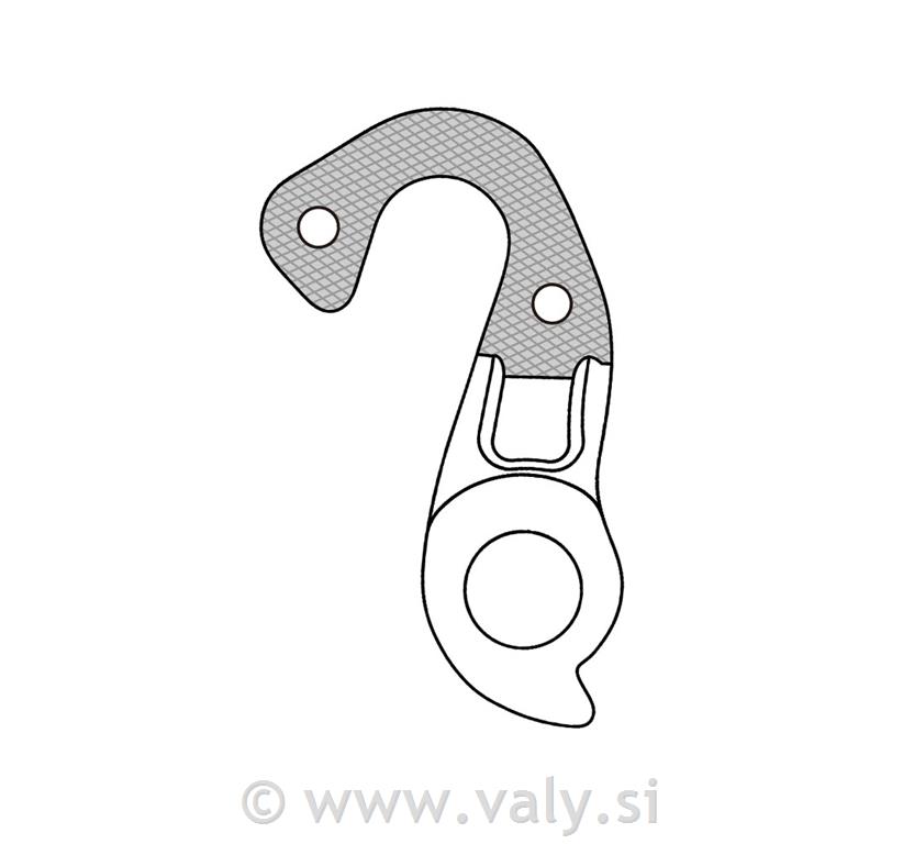 Nosilec menjalnika Cube GH-264 / 10151
