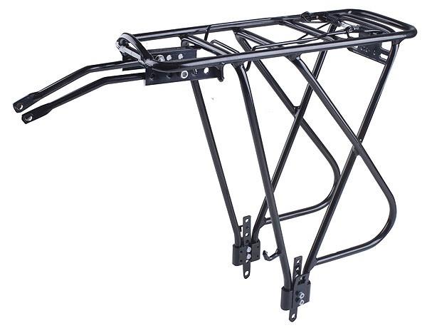 Aluminijast prtljažnik z vzmetjo za kolo 24"-28"