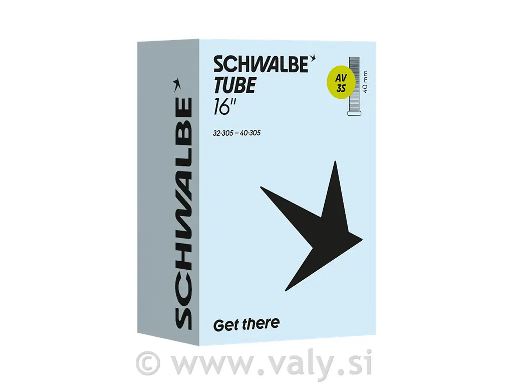 Schwalbe zračnica 16" 3S 16x1.10-1.50" 32/40-305 AV