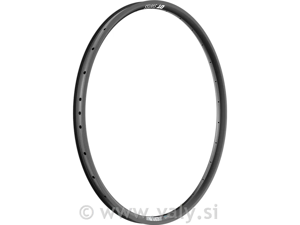 DT Swiss U 533 DB 27,5" 28 lukenj, črn