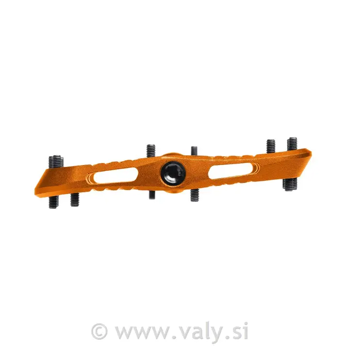 OneUp flat pedala Wave oranžna