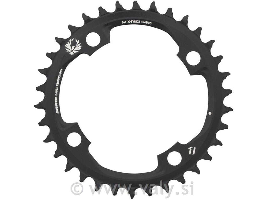 Sram verižnik X-Sync 2 BCD 104 36 zob 11/12 prestav