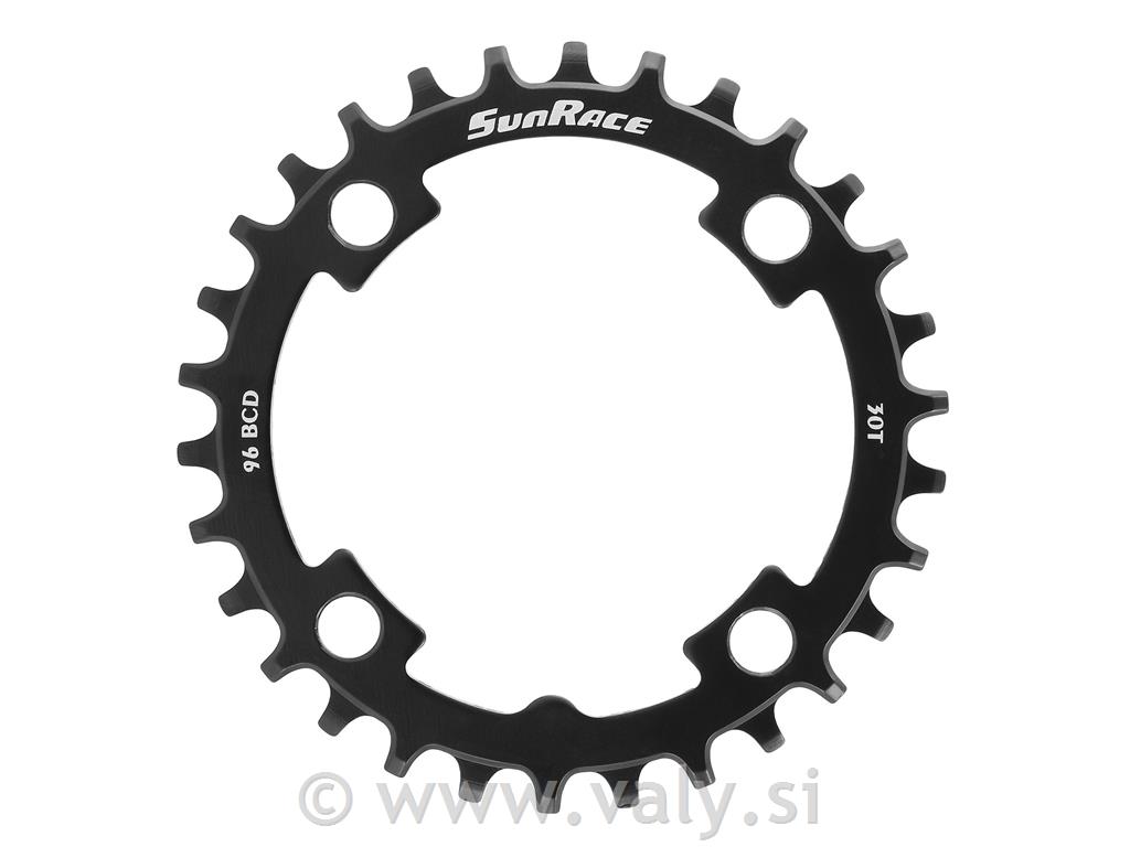 SunRace verižnik 32 zob 1x11 jeklen širok-ozek BCD 96 mm